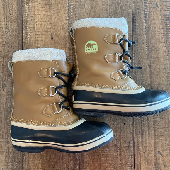 Sorel Shoes Sorel Youth Kids Yoot Pac Tp Waterproof Caribou Snow